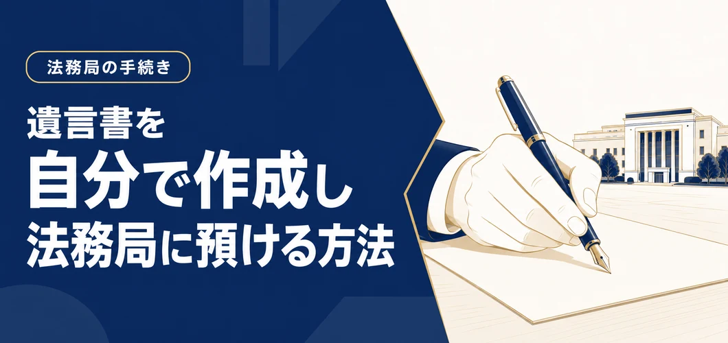 遺言書作成 自分で 法務局