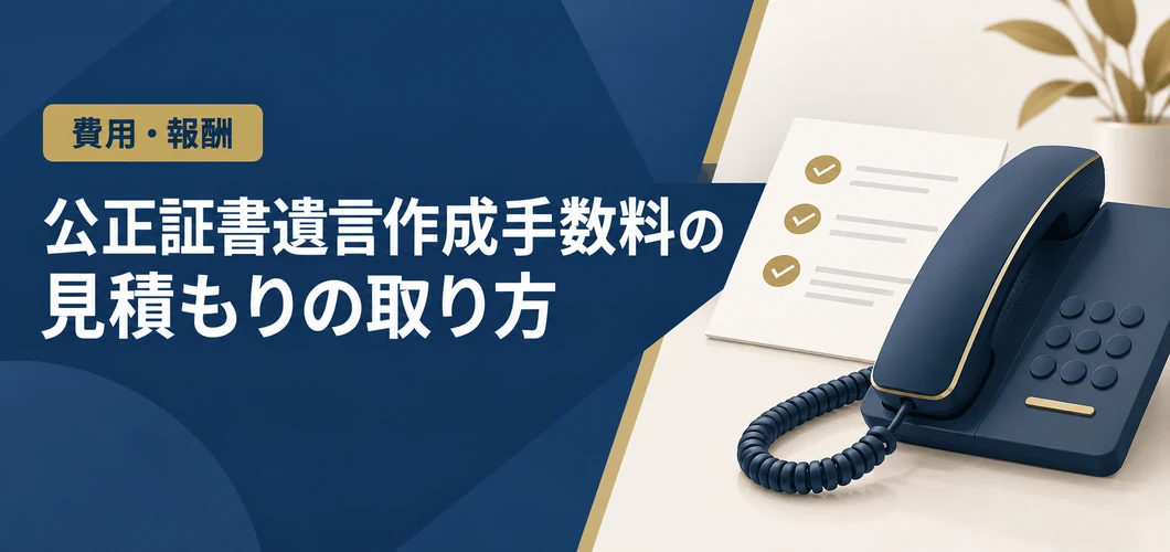 公正証書遺言作成手数料